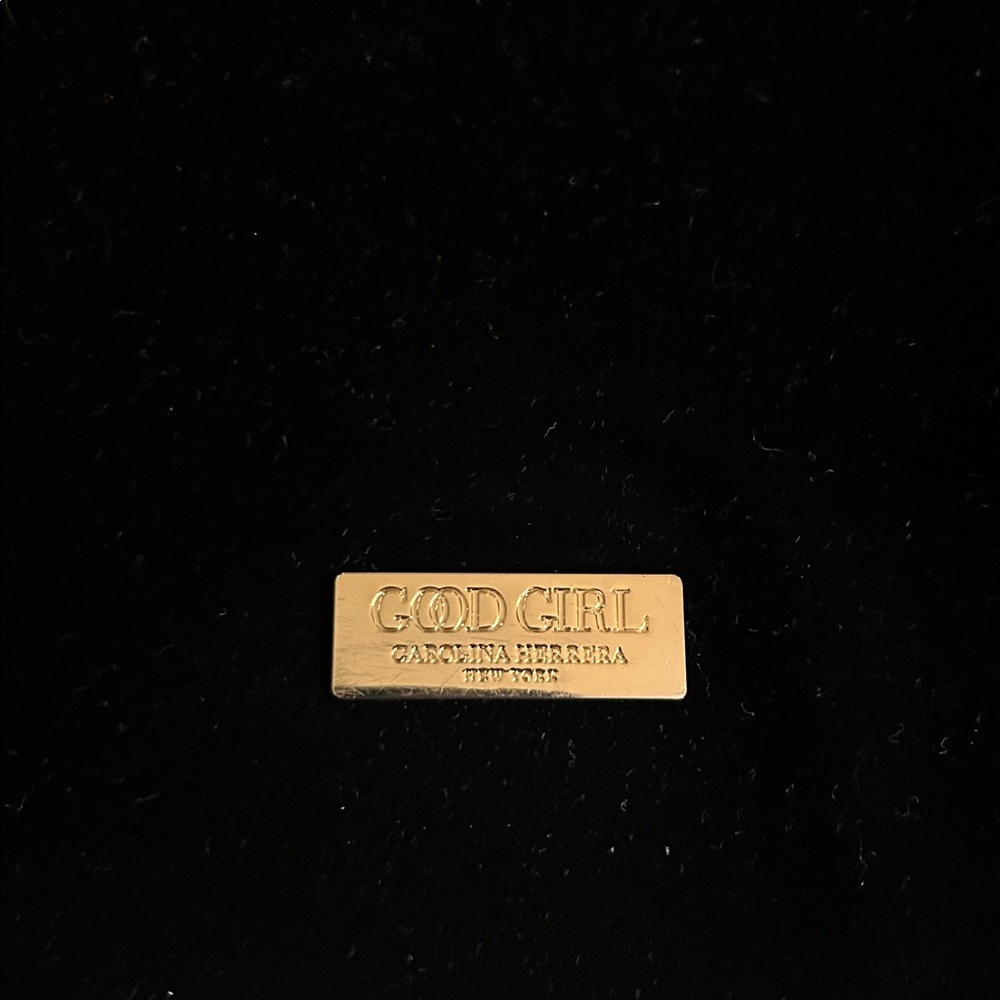 Carolina Herrera Black Velvet with Gold Accent - Picture 2 of 4